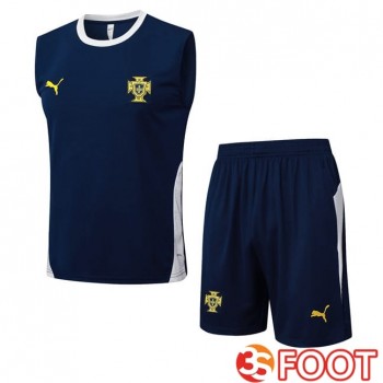 Gilet Foot Portugal + Shorts Bleu Royal 2025/2026
