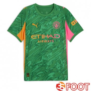 Maillot De Foot Manchester City Gardien De but Vert 2025/2026