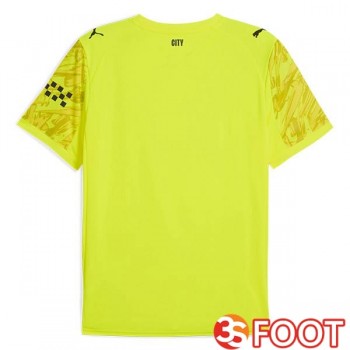 Maillot De Foot Manchester City Gardien De but Jaune 2025/2026