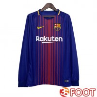 Maillot De Foot FC Barcelone Retro Domicile Manches Longues 2017/2018