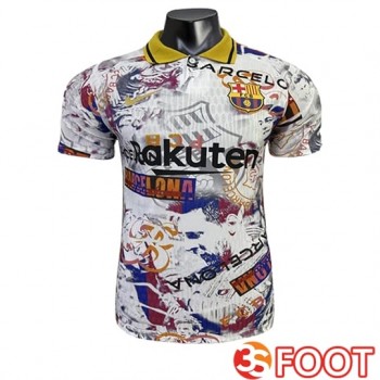 Maillot De Foot FC Barcelone Special Edition Blanc/Rouge 2025/2026