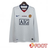 Maillot De Foot Manchester United Retro Exterieur Manches Longues 2008/2009