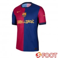 Maillot De Foot FC Barcelone Domicile Travis Scott Bleu Rouge 2024/2025