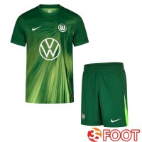 Maillot De Foot Vfl Wolfsburg Enfant Domicile Vert 2025/2026