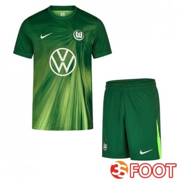 Maillot De Foot Vfl Wolfsburg Enfant Domicile Vert 2025/2026