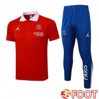 Ensemble Polo Jordan Paris PSG + Pantalon Rouge 2025/2026