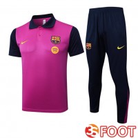 Ensemble Polo FC Barcelone + Pantalon Pourpre 2025/2026