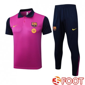 Ensemble Polo FC Barcelone + Pantalon Pourpre 2025/2026