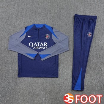 Ensemble Survetement De Foot Paris PSG Bleu 2025/2026