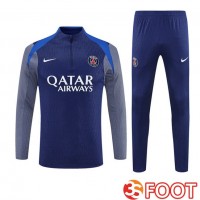 Ensemble Survetement De Foot Paris PSG Bleu 2025/2026