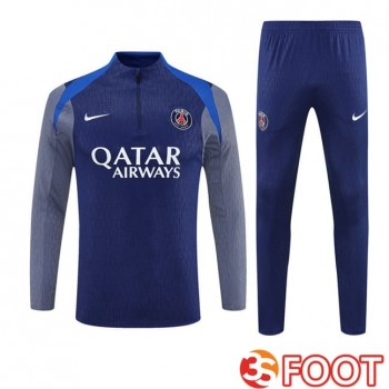 Ensemble Survetement De Foot Paris PSG Bleu 2025/2026