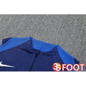 Ensemble Survetement De Foot Paris PSG Bleu 2025/2026