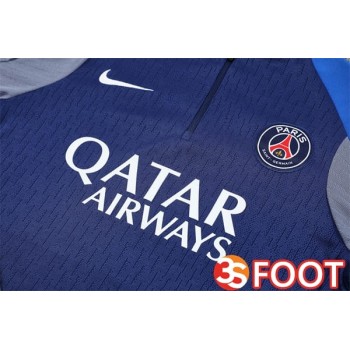 Ensemble Survetement De Foot Paris PSG Bleu 2025/2026