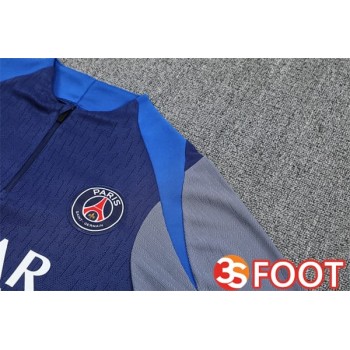 Ensemble Survetement De Foot Paris PSG Bleu 2025/2026