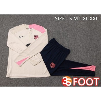 Ensemble Survetement De Foot FC Barcelone Jaune 2025/2026