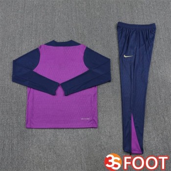 Ensemble Survetement De Foot FC Barcelone Pourpre 2025/2026