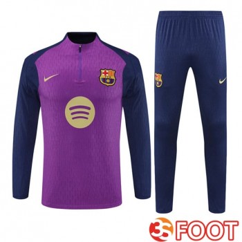 Ensemble Survetement De Foot FC Barcelone Pourpre 2025/2026