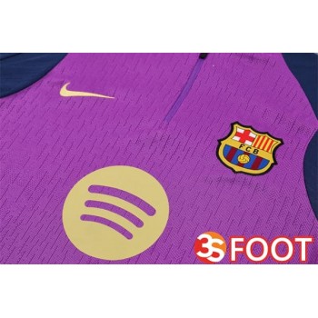 Ensemble Survetement De Foot FC Barcelone Pourpre 2025/2026