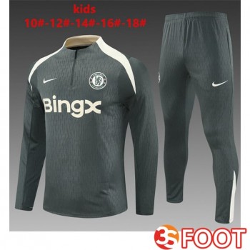 Ensemble Survetement De Foot FC Chelsea Enfant Vert 2025/2026