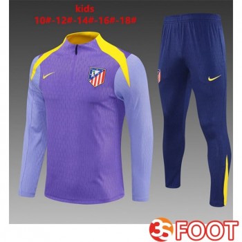 Ensemble Survetement De Foot Atletico Madrid Enfant Pourpre 2025/2026