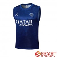 Gilet Foot Jordan Paris PSG Bleu Royal 2025/2026