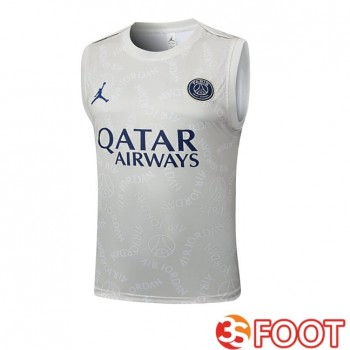 Gilet Foot Jordan Paris PSG Gris 2025/2026