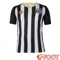 Maillot De Foot Santos FC Exterieur Blanc Noir 2025/2026