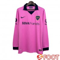 Maillot De Foot Boca Juniors Retro Exterieur Manche Longue Rose 2013-2014