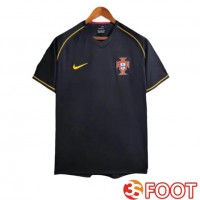 Maillot De Foot Portugal Retro Exterieur Noir 2006