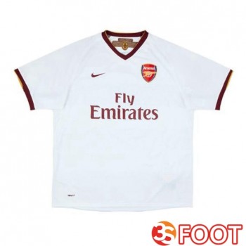 Maillot De Foot Arsenal Retro Domicile Blanc 2007-2008