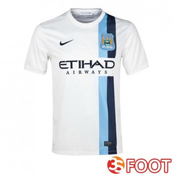 Maillot De Foot Manchester City Retro Third Blanc 2013-2014