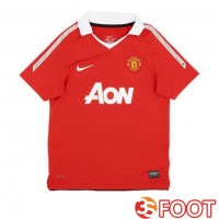 Maillot De Foot Manchester United Retro Domicile Rouge 2010-2011