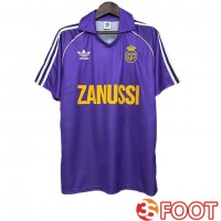 Maillot De Foot Real Madrid Retro Exterieur Pourpre 1984-1985