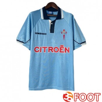 Maillot De Foot Celta Vigo Retro Domicile Bleu 1997-1999