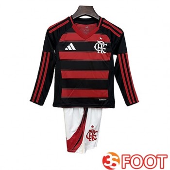 Maillot De Foot Flamengo Enfant Manches Longues Domicile 2025/2026