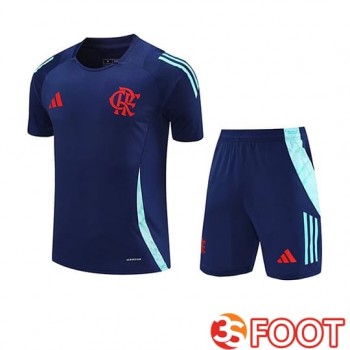 Ensemble Training T-Shirts Flamengo Enfant Bleu Royal 2025/2026