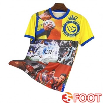Maillot De Foot Al-Nassr Ronaldo Commemorative Edition Jaune 2025/2026