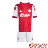 Maillot De Foot AFC Ajax Enfant Domicile Rouge Blanc 2025/2026