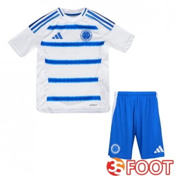 Maillot De Foot Cruzeiro EC Enfant Exterieur Blanc Bleu 2025/2026