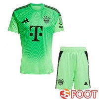 Maillot De Foot Bayern Munich Enfant Gardien De but Vert 2025/2026