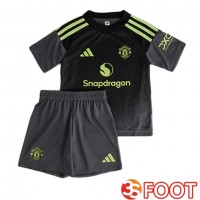 Maillot De Foot Manchester United Enfant Gardien De but Noir 2025/2026