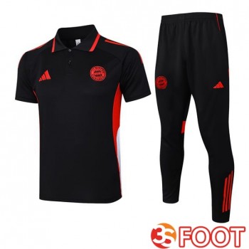 Ensemble Polo Bayern Munich + Pantalon Noir 2025/2026