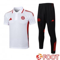 Ensemble Polo Bayern Munich + Pantalon Blanc 2025/2026
