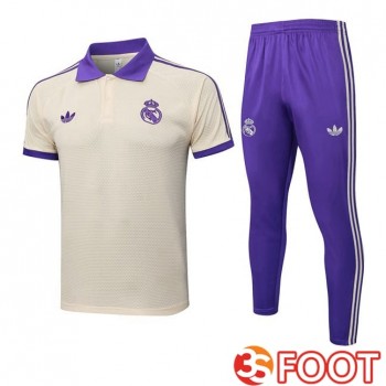 Ensemble Polo Real Madrid + Pantalon Jaune 2025/2026