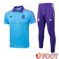 Ensemble Polo Real Madrid + Pantalon Bleu 2025/2026
