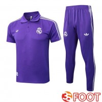 Ensemble Polo Real Madrid + Pantalon Pourpre 2025/2026