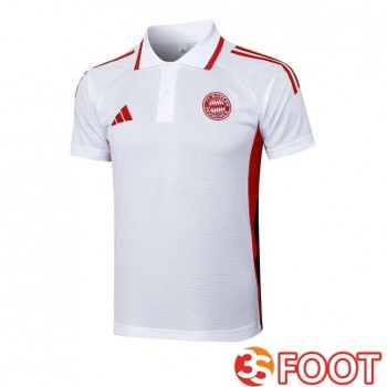 Polo Foot Bayern Munich Blanc 2025/2026