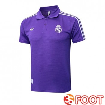 Polo Foot Real Madrid Pourpre 2025/2026