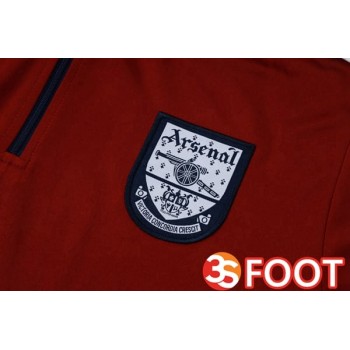 Ensemble Survetement De Foot Arsenal Rouge 2025/2026