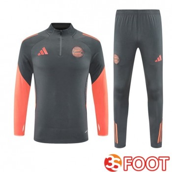 Ensemble Survetement De Foot Bayern Munich Gris 2025/2026